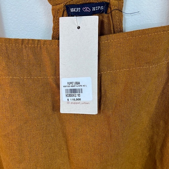 Heart Hips-(Pullover-All) CorduroyJersey Pinafore Dress w/Pocket-Large NWT - Picture 11 of 15